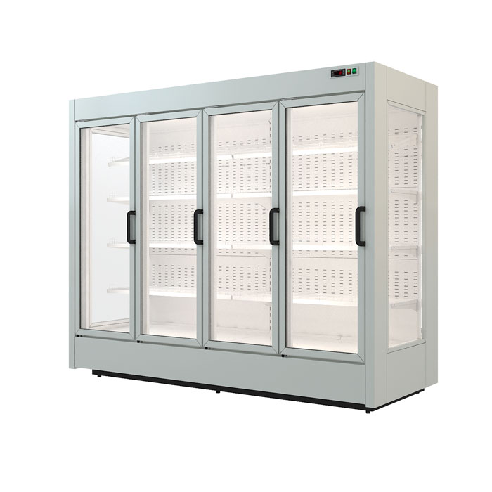 Холодильная горка Немига П2 ВН (распашные двери двойной стеклопакет)