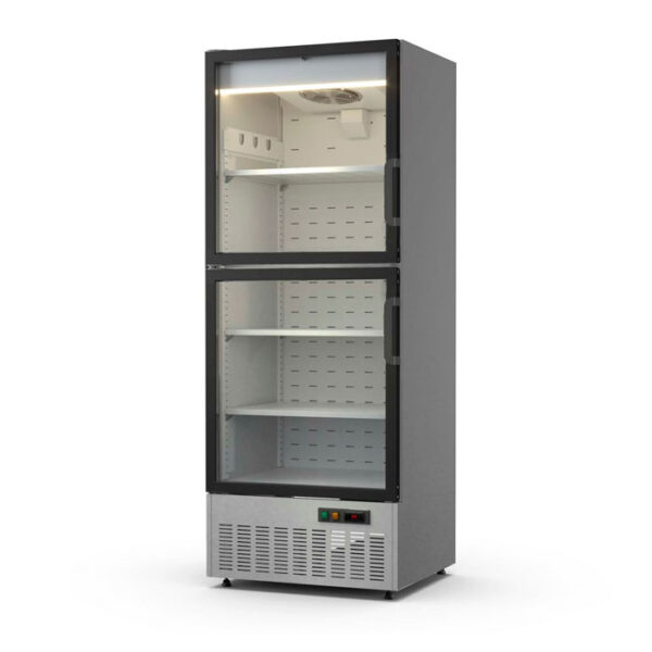 Холодильный шкаф сплит Случь 650 стеклянная дверь нижний агрегат